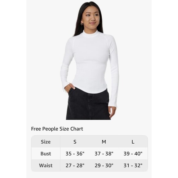 Free People Women's Ivory Pixie Tee Women T Shirts Size Médium New - Picture 14 of 16